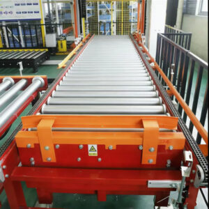 High Efficiency Steel Roller Chain Screw Conveyor with Flange Roller
