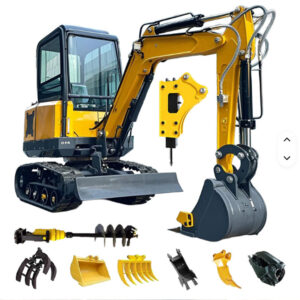 1 Ton Mini Excavator Hydraulic Crawler Digger