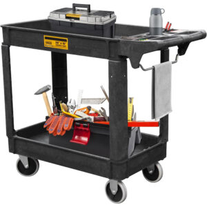 30in Steel Service Cart (Yellow)