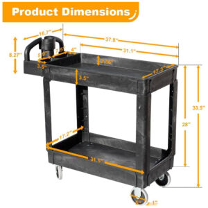 550 lbs 40"x17" Service Cart
