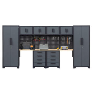 2×7-Piece Garage Cabinet Set