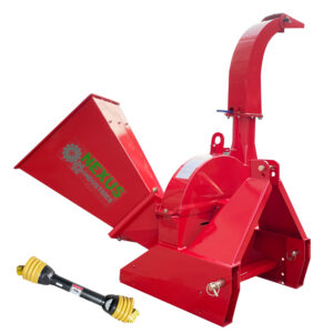 4'' Capacity PTO Wood Chipper Shredder Gravity Feed for 3 Point Hitch Tractor