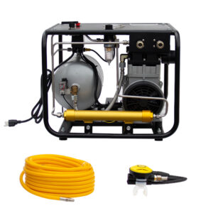 110V Oil-Free Piston Air Compressor for Hookah Diving System
