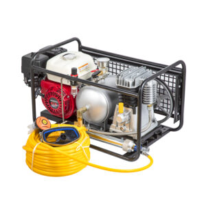 Gasoline Powered Diving Air Compressor 200L min 8 Bar Hookah System