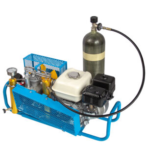 Gasoline type 5.5hp 4500PSI High Pressure Air Compressor for Scuba Tank Filling 4 Stage