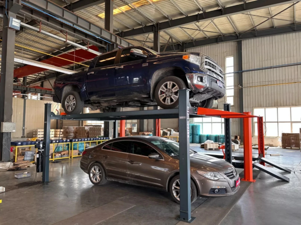 11000lb Heavy Duty Four Post Lift Car Lift Auto lift 4-Post Vehicle ...