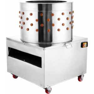 20 inch Chicken Plucker Machine 1500W Stainless Steel Poultry De Feather Machine