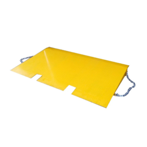 86 x 68 Heavy Duty Steel Container Loading Ramp 16000 lbs Capacity