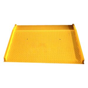 60 x 60 Steel Dock Board 13000 lb Capacity with Side Curbs and Handles